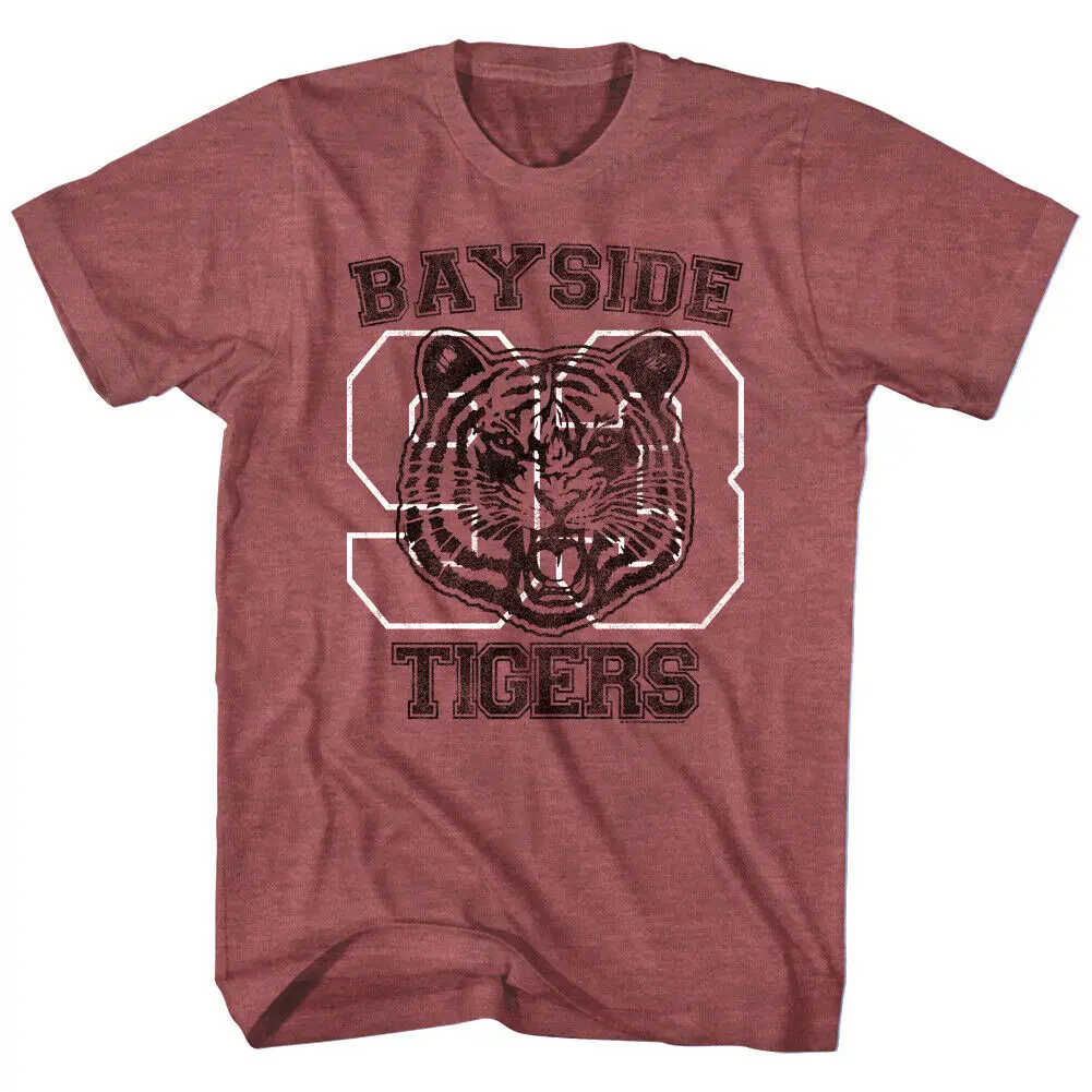 Saved by the Bell Bayside Tigers 1993 Men's T Shirt Emblem High School AC Slater