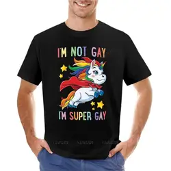 Im not Gay Im Super Gay Unicorn LGBT Pride Shirt for Men Women Boys Girls T-Shirt cat shirts black t shirt tshirts for men