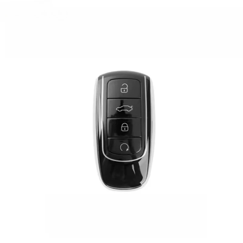 Zinc Alloy Car Key Case Cover Chain Shell Protector Fob Holder for Chery Arrizo 8 PRO Accessories