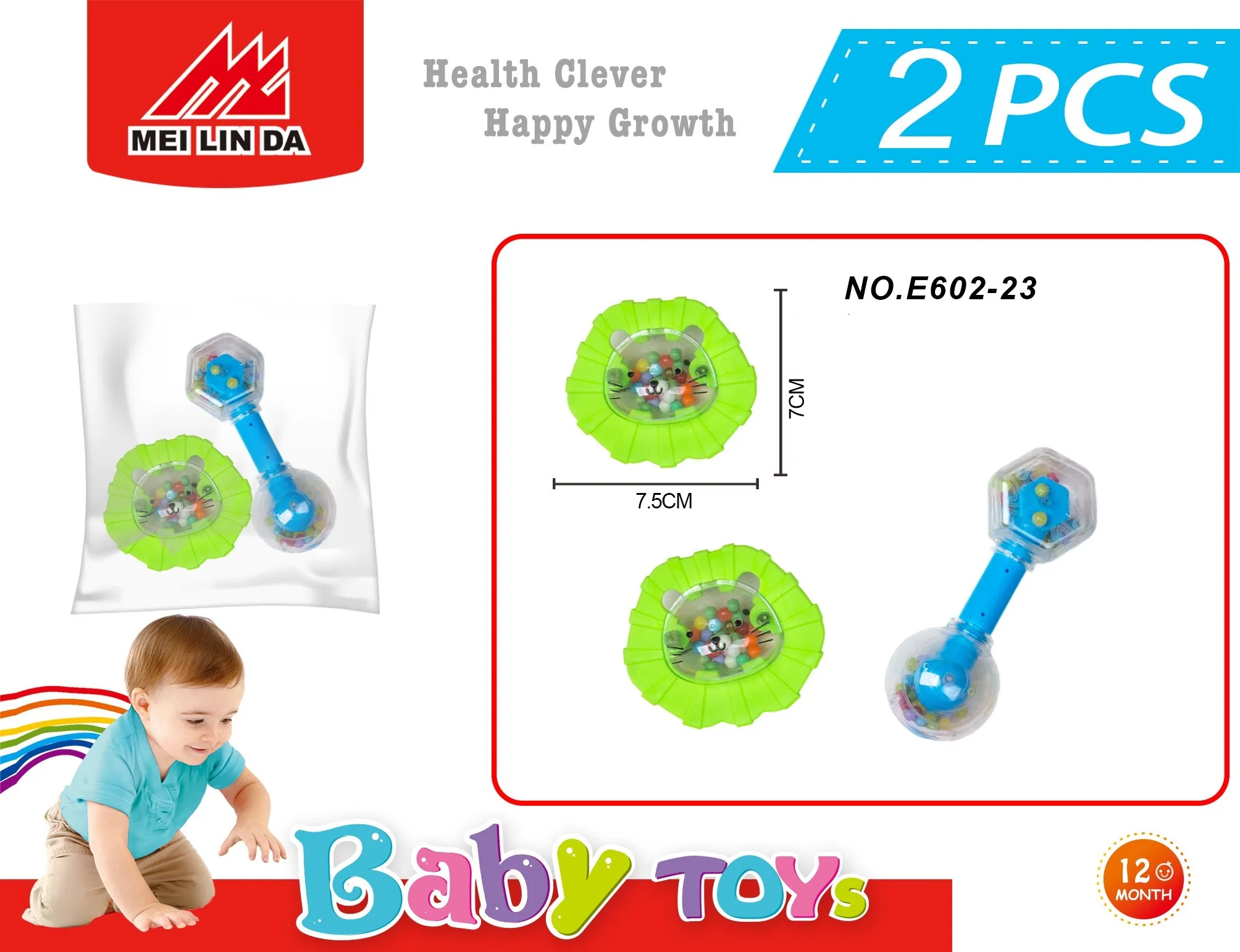 

Baby Music Flashing Rattle Toys Rabbit Teether Hand Bells Mobile Infant Stop Weep Tear Rattles Newborn Early Educational