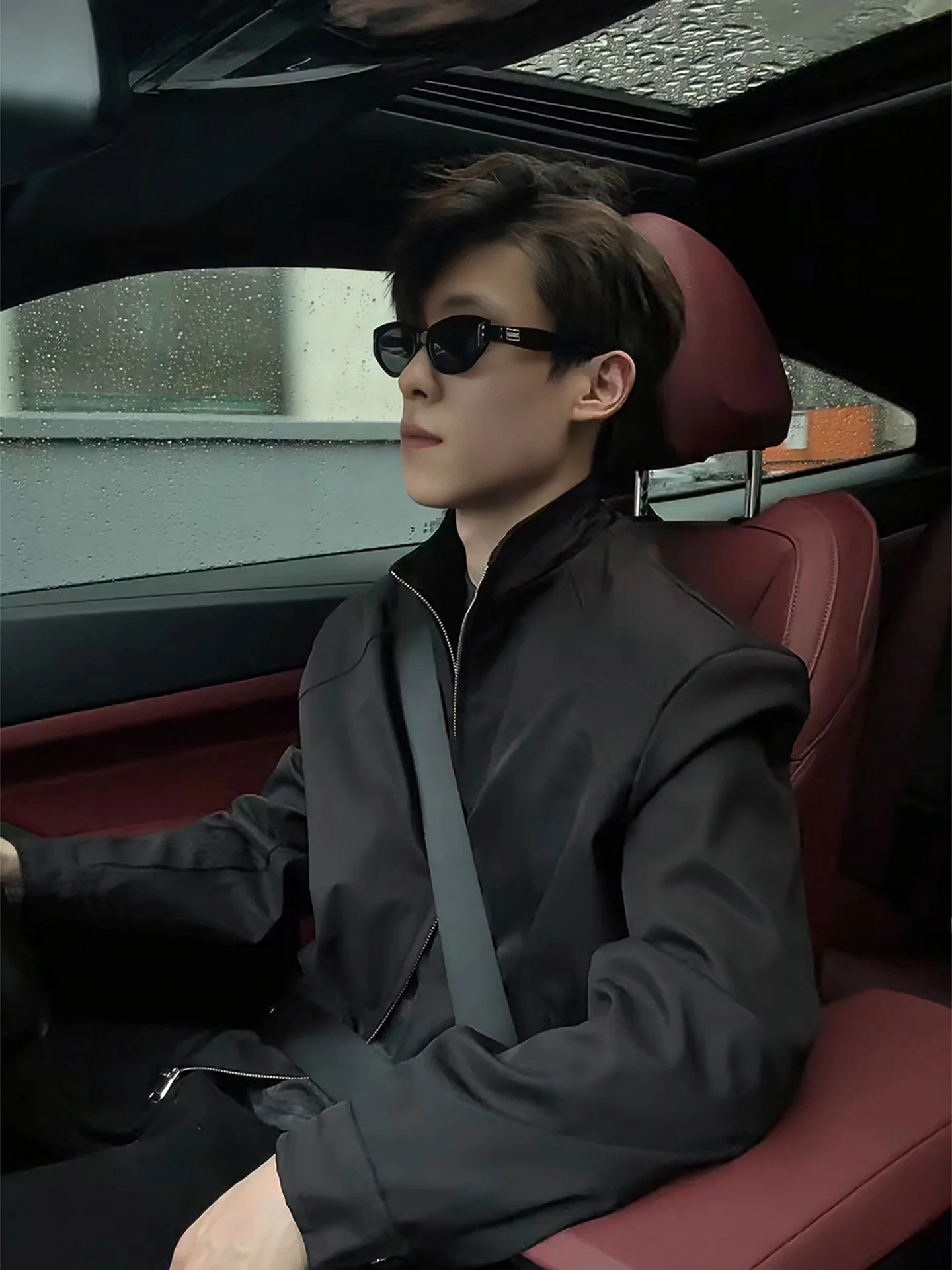 

Мужская повседневная куртка Bla Padded Shoulder Jaet с воротником-стойкой, для города, свободного кроя, весна-осень