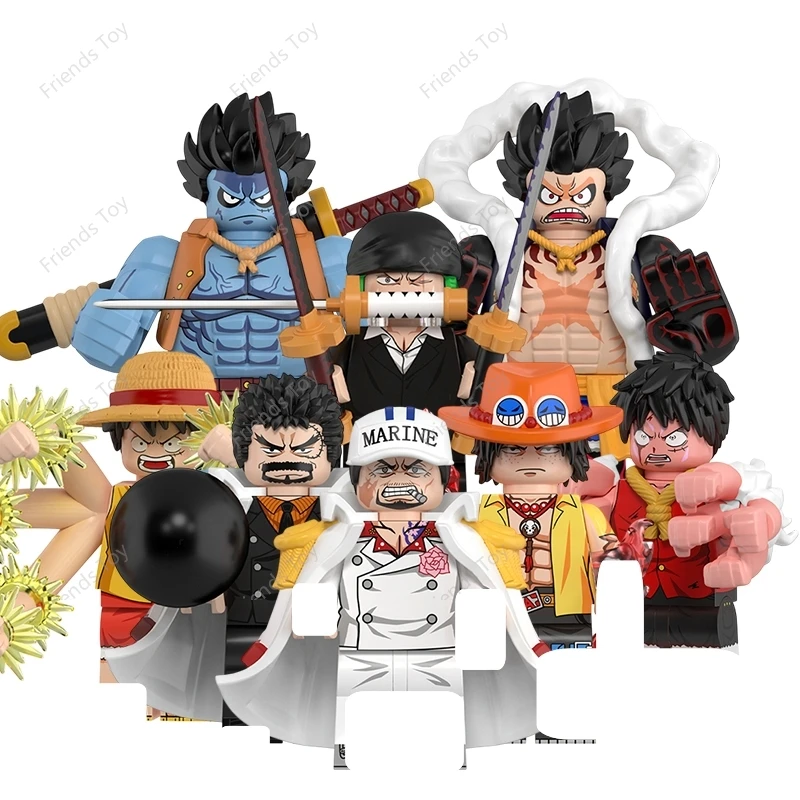 

8pcs One Piece OP Luffy Sanji Zoro Nami Ace Monkey·D·Garp Anime Mini Man Figure WM6194 WM6187 WM6189 WM6190 WM6195