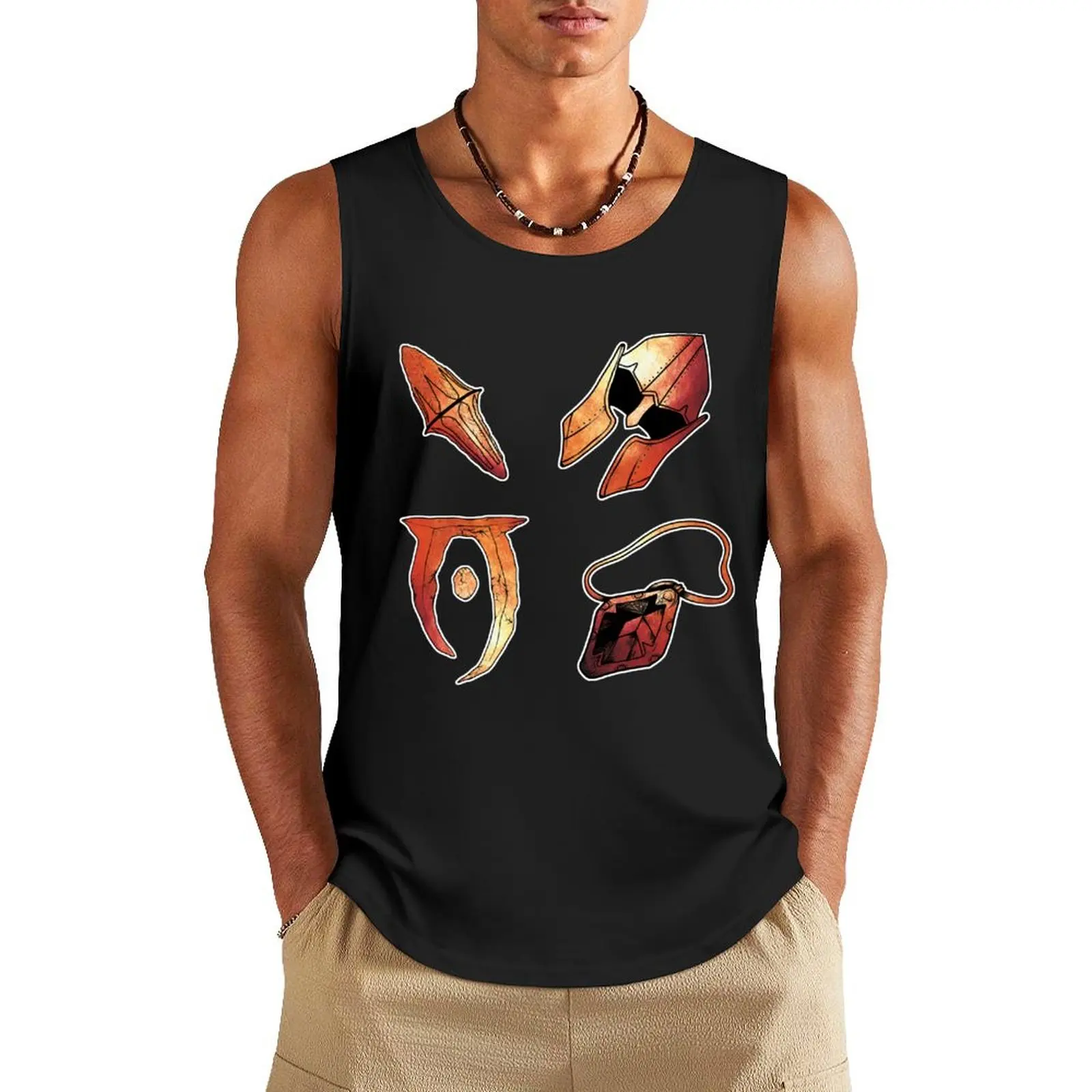 Hero of All | Oblivion | Gaming Gamer Fantasy Imperial Scrolls RPG Elder Tank Top bodybuilding men clothes Gym wear tops