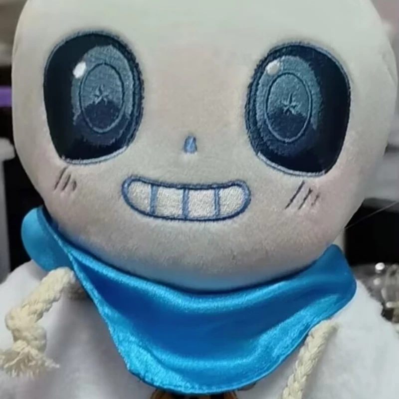 20cm Anime Gra Role Sans Kawaii Szkielet Cosplay Bawełniana Lalka Ciało Kreskówka DIY Przebranie Ubrania Pluszaki Figurki Zabawki Prezent dla Fanów