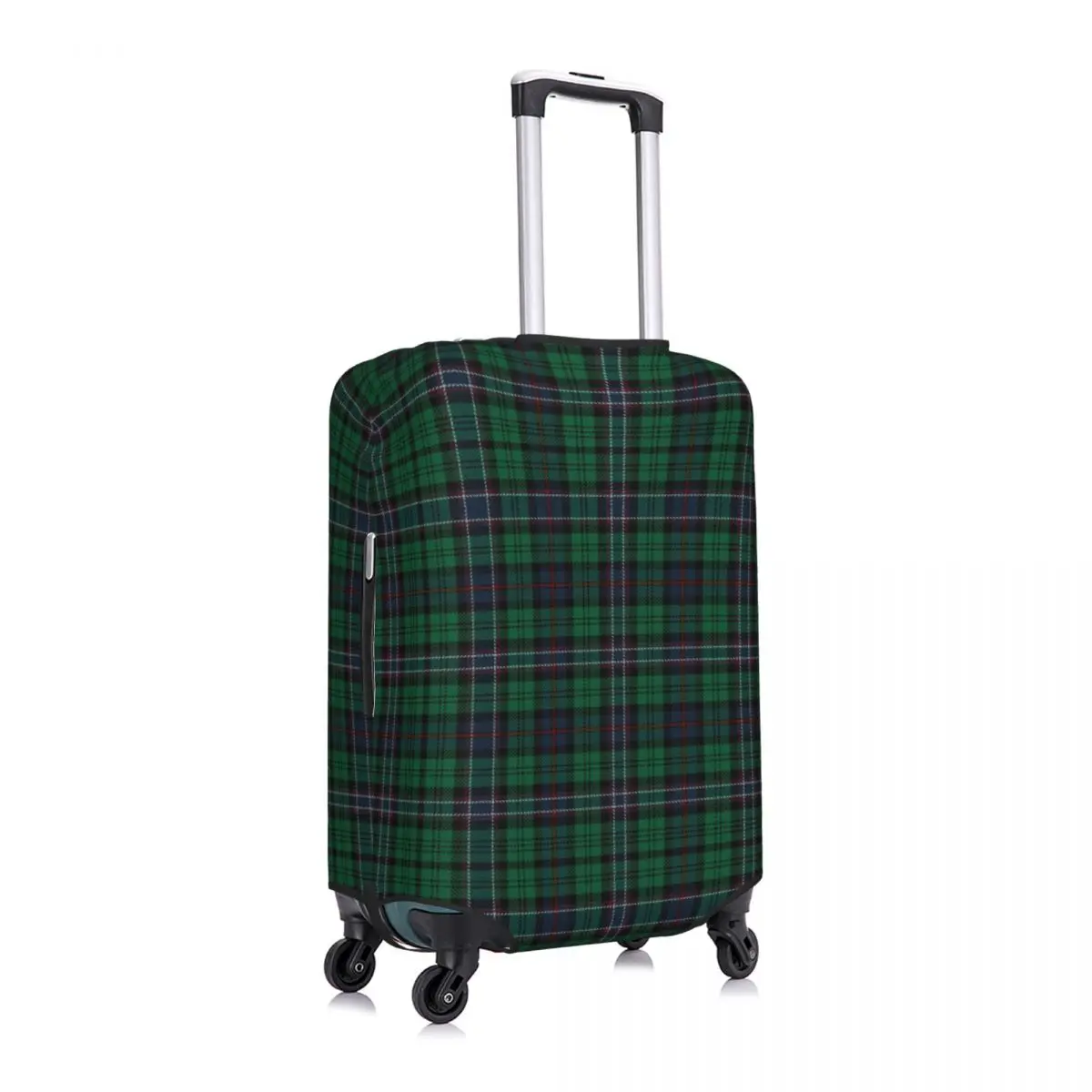 Scottish National Tartan Viagem Bagagem Dust Proof Capa, Gingham Plaid Suitcase Protector, Fit Popular, 18-32"