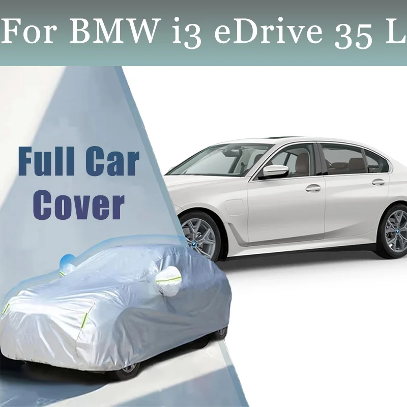 

Full Car Cover For BMW i3 eDrive 35 L Waterproof Summer Sun Shade Anti-UV Winter Rain Snow Prevent Cover