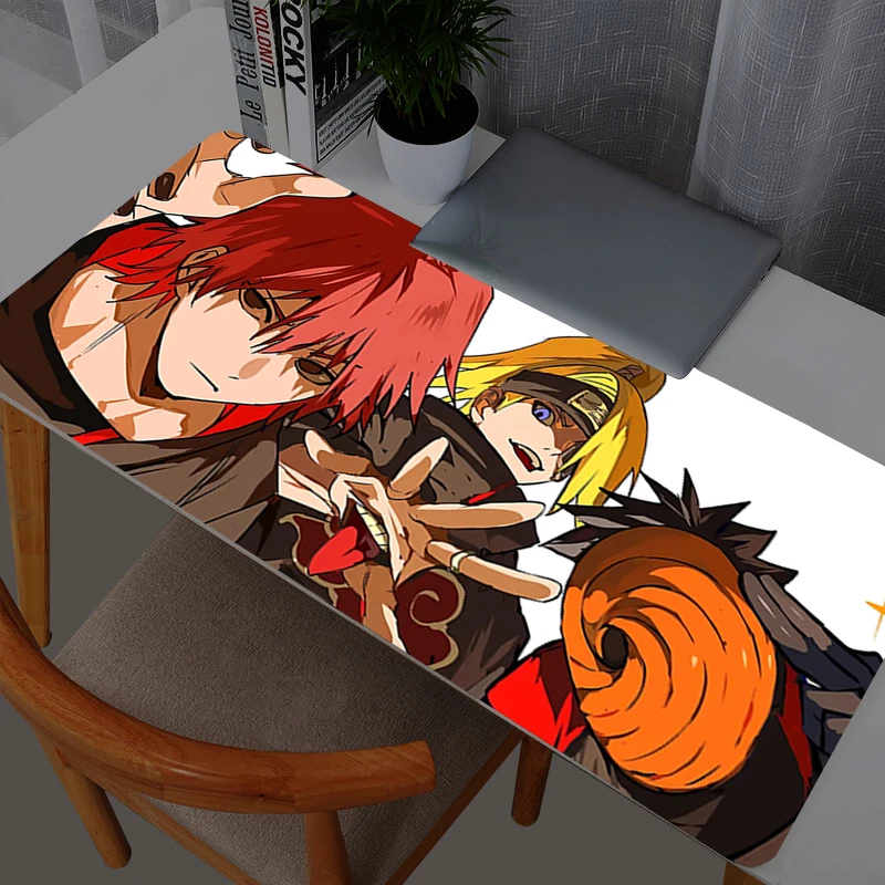 لوحة ماوس ناروتو كاكاشي هاتاكي لعبة 90x400 مطاطية صغيرة لوحة مفاتيح كمبيوتر محمول سرعة حصيرة مكتبية ملحقات الألعاب لوحة ماوس #5