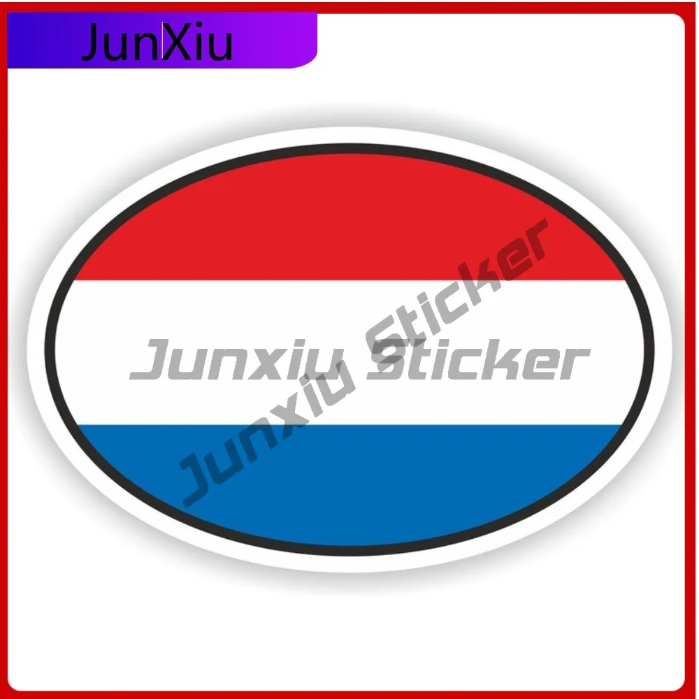 

Netherlands Oval Sticker with Flag Funny Wall Durable Vinyl Auto Accessories Vinyl Decal For Car Truck SUV Window Bumper Laptop
