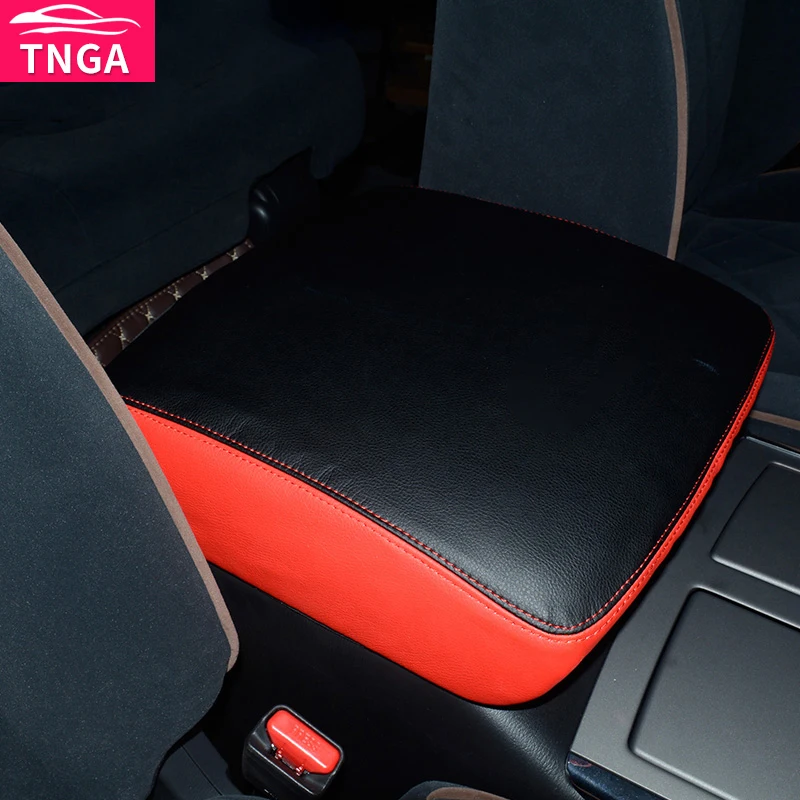Central Armrest Box Leather Cover Suitable for Nissan Patrol Y62 2010-2021 2020 2019 2018Upgrade Interior Design Accessories