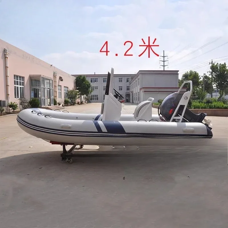 Aluminum alloy bottom case, hard bottom rubber boat, inflatable boat