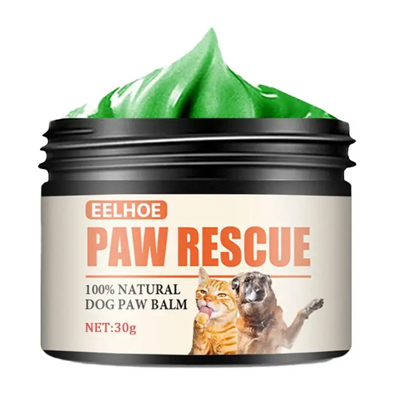 Paw Pad Balm 30g Dog Paw Wax For Dry Paws & Nose Paw Pad Lotion With Dog Paw Protection For Hot Pavement Nose Paw Moisturizer