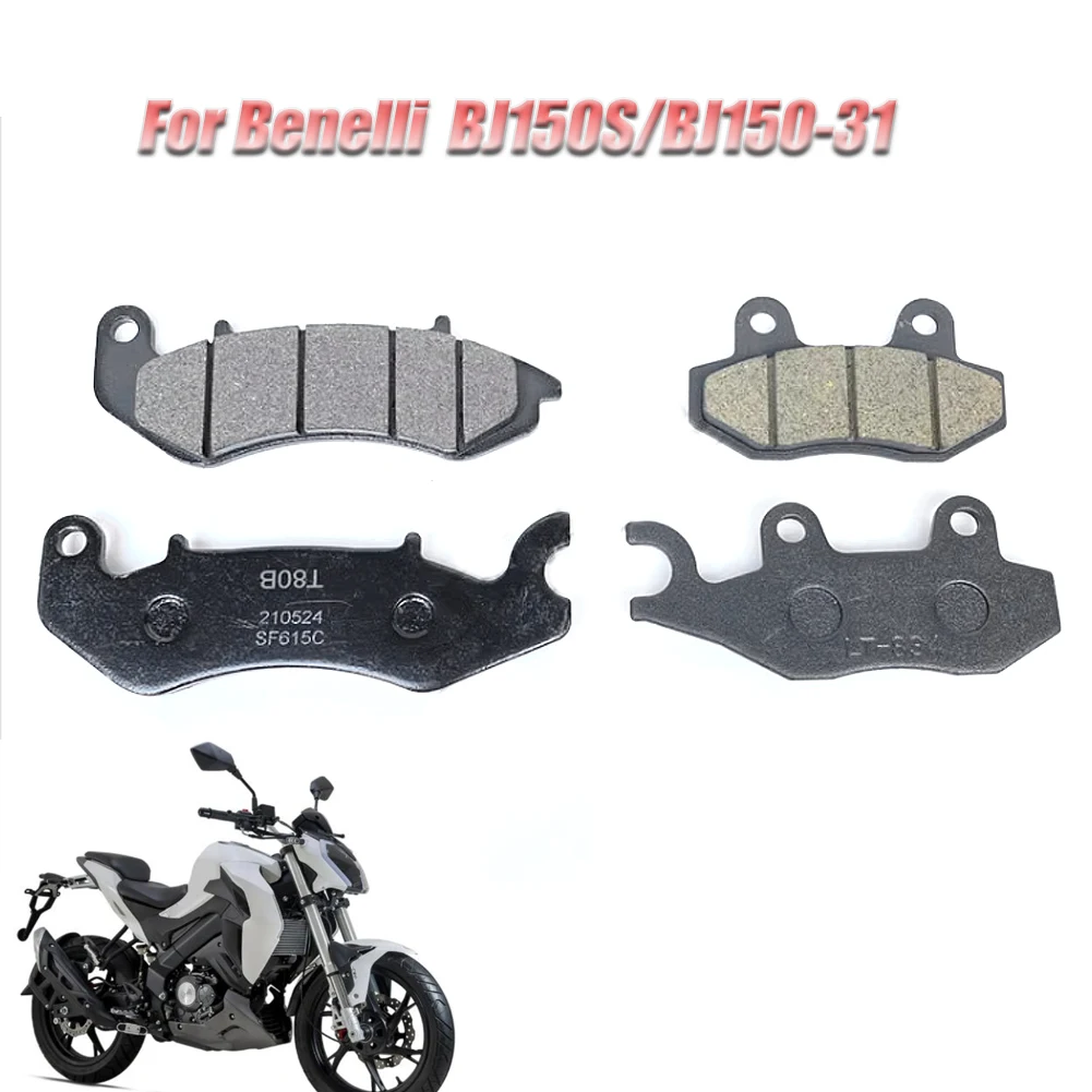 Przednie klocki hamulcowe motocykla tylne klocki hamulcowe tarczowe dla Benelli BJ150S BJ150-31 Keeway RKF 125 RKF125