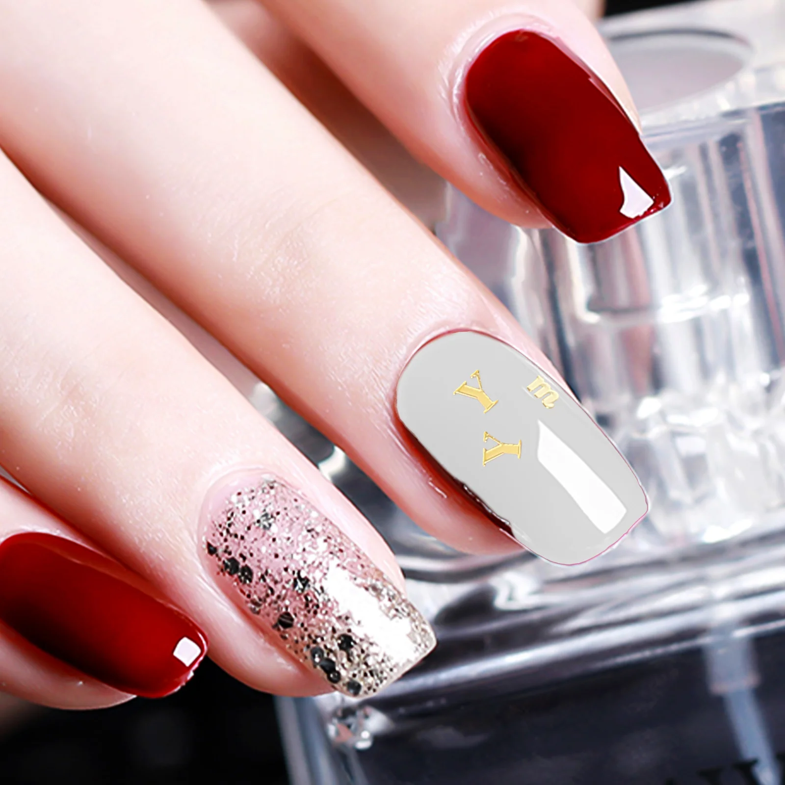 

26pcs 12 Sheets Metal Alphabet Stickers Self Adhesive Diy Decal For Resin Mold Name Tags Epoxy Labels Craft Decor Scrapbooking