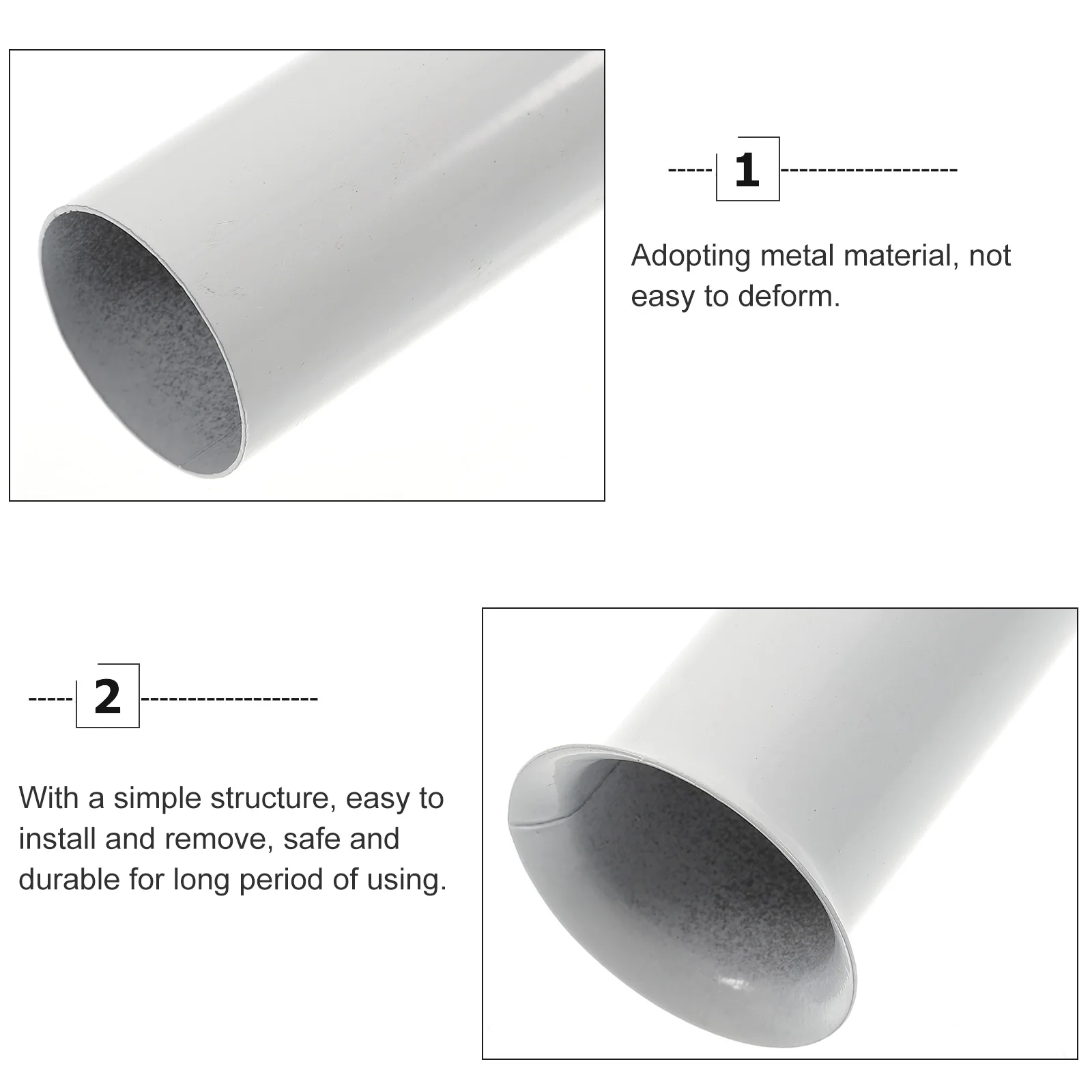 

6 Pcs Chandelier Flange Sleeve Light Fixture Sleeves for Regular Bulb Lamps Lights Cuff White Parts