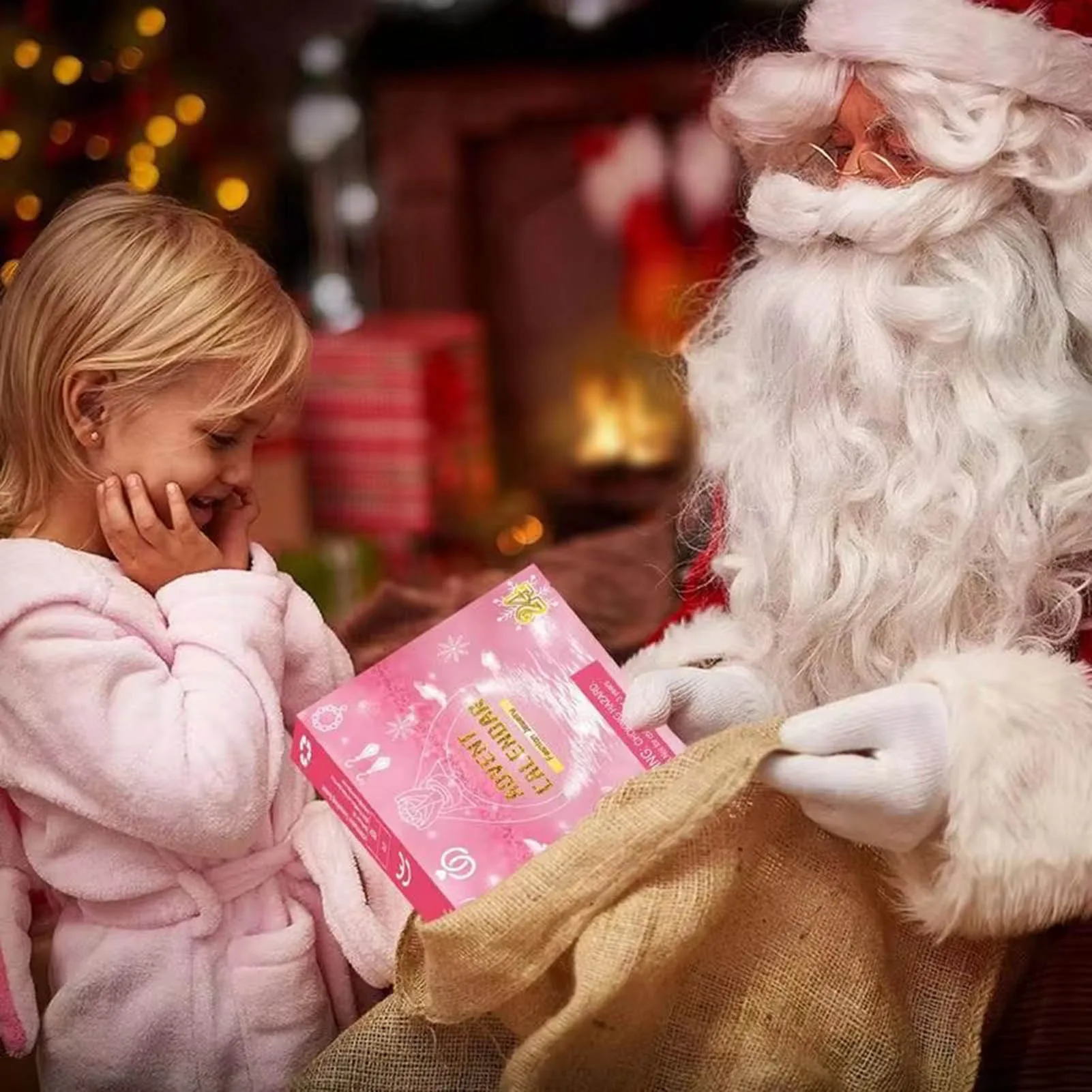 Calendario de Adviento de Navidad, pendientes, collar, tachuelas, caja de regalo para amigos, familiares, vecinos, 24 días