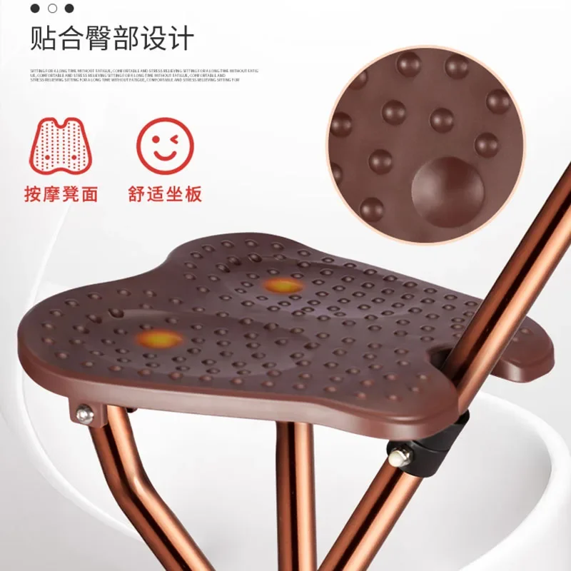 Old People Ultralight Stool Aluminium Alloy Foldable Tourist Stool Old People Senior Furniture Una Panca LLSC