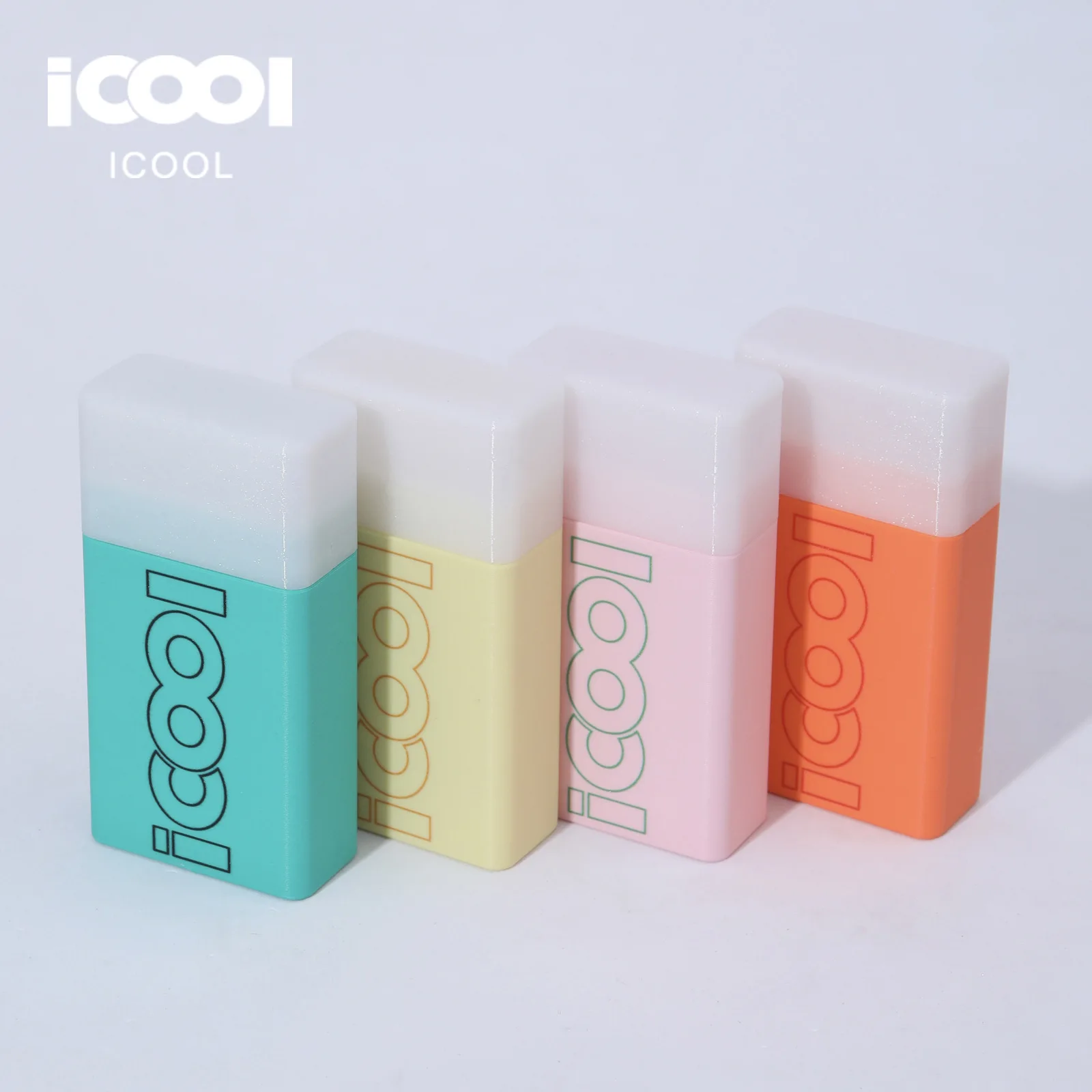 Оригинальная пачка сигарет ICOOL, новый цвет макарон, 3D-печать, толстые сигареты, 10 штук в упаковке, классический логотип.