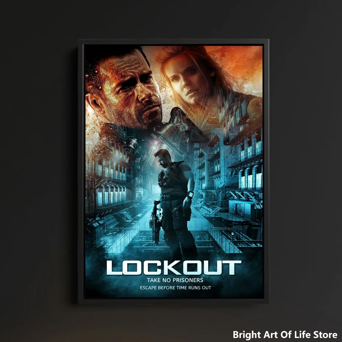 

Lockout (2012) плакат из фильма «Звезда», художественная Обложка, фотопечать на холсте, декор для квартиры, настенная живопись (без рамки)