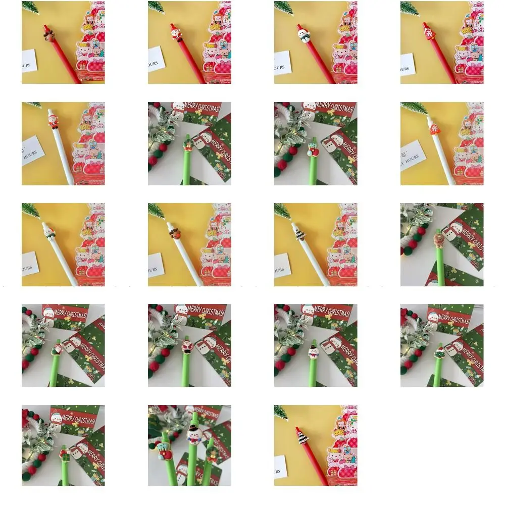 عيد الميلاد هلام القلم ، 0.5 مللي متر ، أسود ، محايد ، لطيف ، التوقيع ، kawai ، الجدة