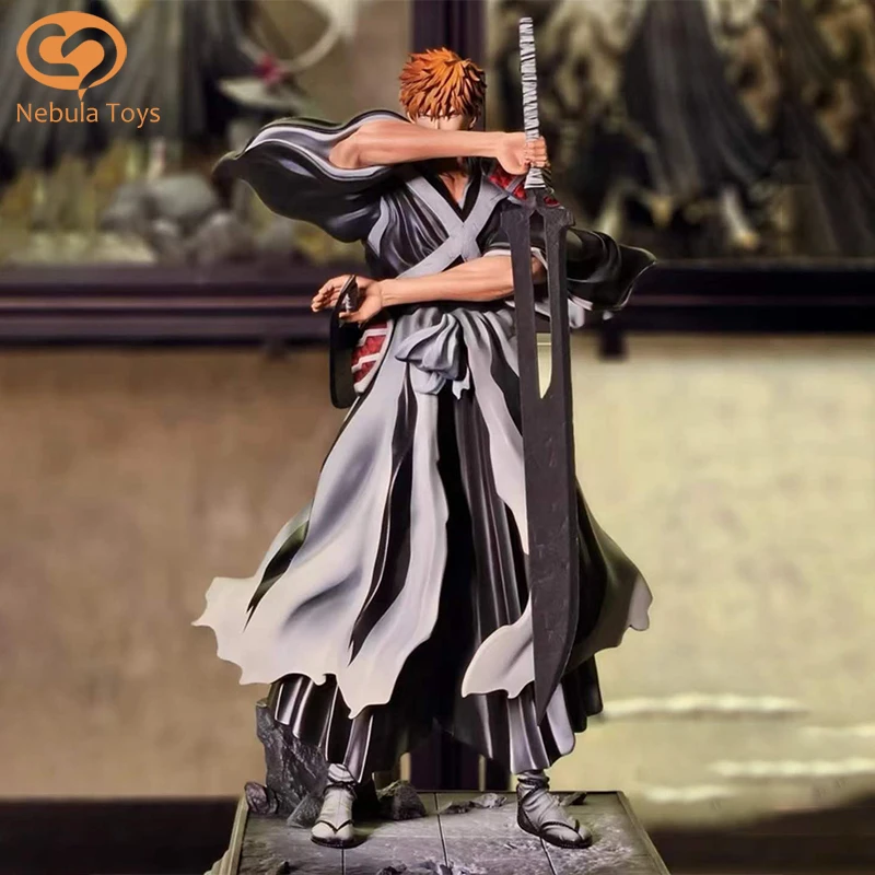 

Фигурка аниме-персонажа Куросаки Ичиго из Bleach, 32 см, ПВХ-модель, коллекционная статуэтка, украшение для стола, игрушка, подарок на день рождения ﻿