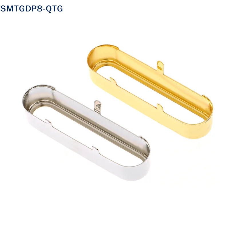 Hot! 1Pcs Brass Cover For ST Single Coil Pickup Cover/Lid/Shell Top Open Guitar Parts 72x20mm Gold/Silver