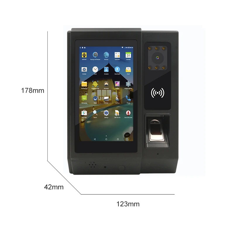 HFSecurity HF-A5 Robuste Biometrische Android 6,0 Fingerprint Zeit teilnahme & Access control
