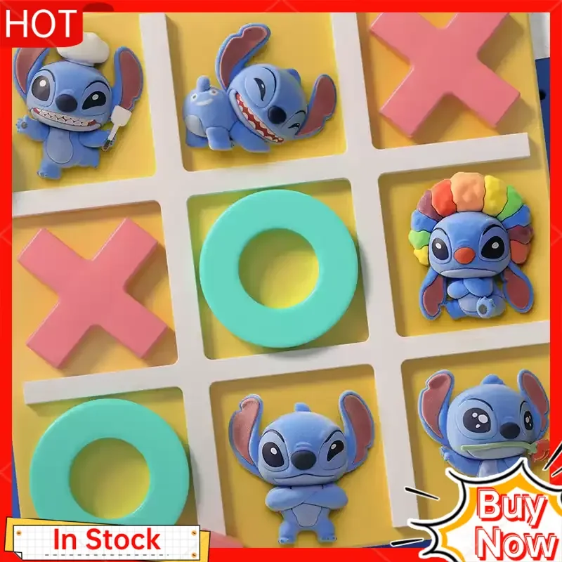 

52TOYS Disney Stitch флокированная магнитная плюшевая слепая коробка игрушки Коллекционный магнит на холодильник модные наклейки подарки для любителей игрушек