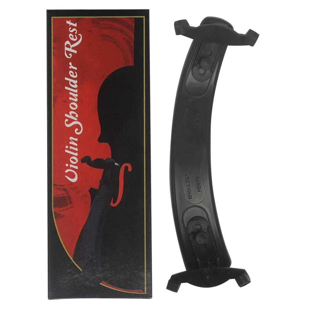 M MBAT Violine Schulterstütze Einstellbar ABS Schwarz Für 3/4 4/4 Violine Saiteninstrument Zubehör Hochwertige Schulterstütze – Detail 1