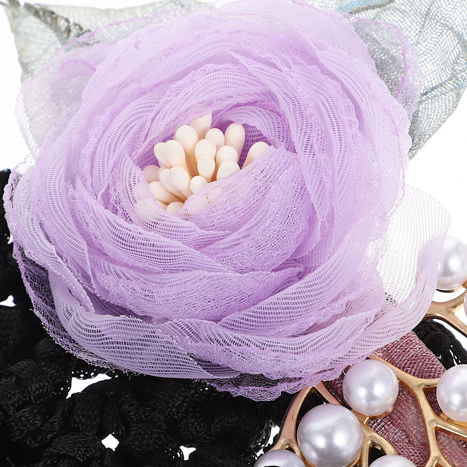 

Flower Cover Net Women Hairnets Buns Nurse Stewardess Hotel Waitress Dance Bun Holder Accessories Fabric Durable Classic Color