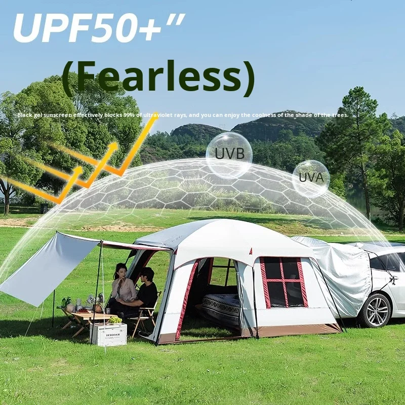 เต็นท์ท้ายรถ SUV อุปกรณ์ตั้งแค - Outdoor Camping Car Tail Tent บทวิจารณ์และราคา