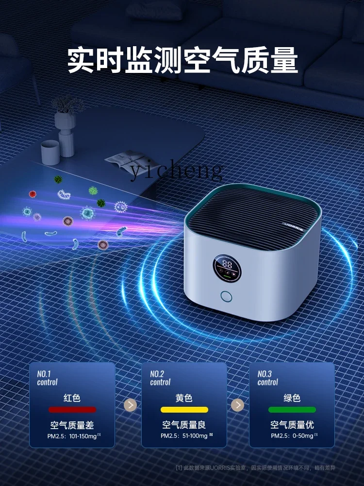 ZK desktop air purifier small second-hand smoke purifier mini formaldehyde removal home office