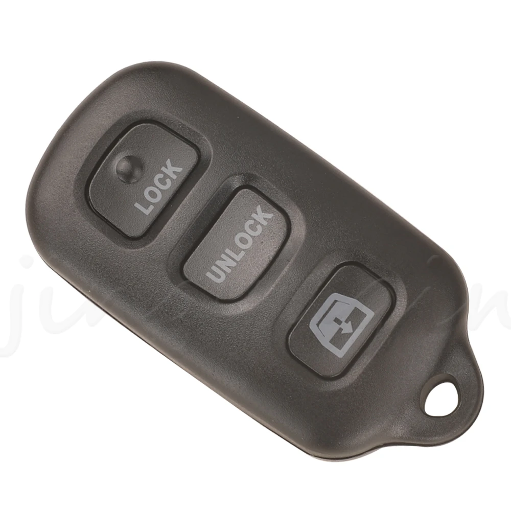 Jingyuqin 3/4 pulsanti sostituzione chiave auto a distanza Shell Case Fob per Toyota Sequoia 4-Runner 4Runner 2003-2008 Matrix Keyless