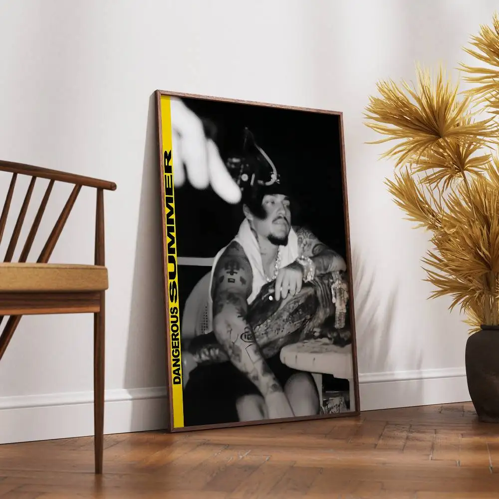 ملصق Y-Yeat صيفي خطير، ملصق فني ذاتي اللصق مقاوم للماء، غرفة القهوة والبار