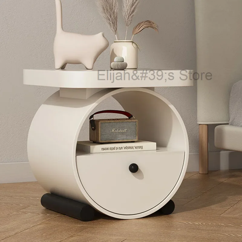 

Luxury Modern Bedside Table Coffee Nordic Cabinets Small Nightstand Space Saving Drawers Mesa De Cabeceira Trendy Furniture