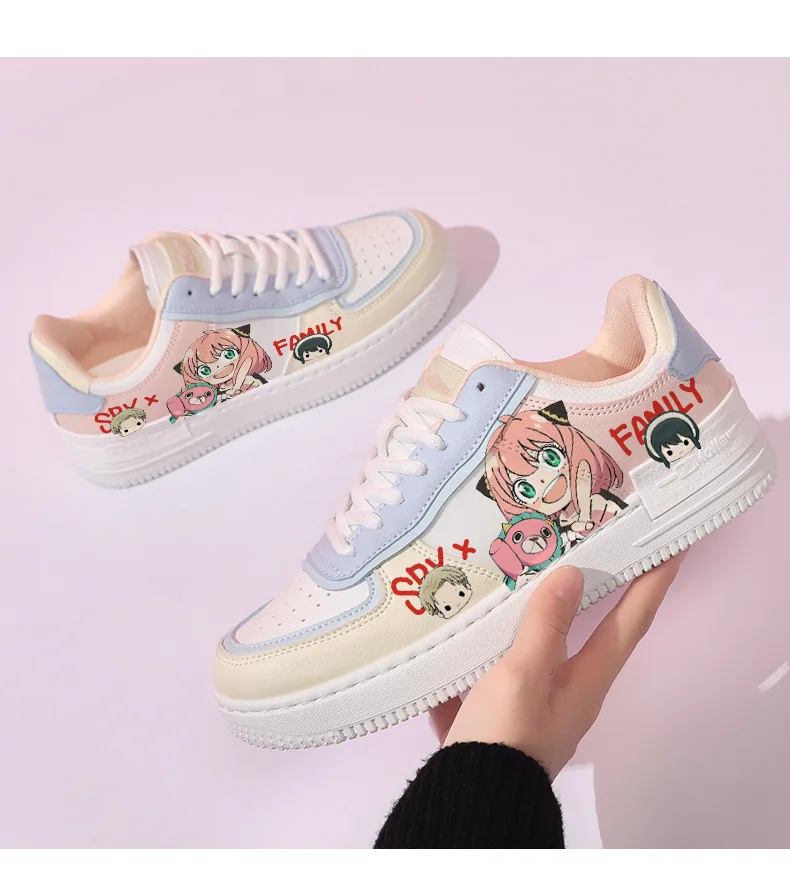 Anime Kawaii Shoes SPY×FAMILY Casual Sneaker Foo Girls Boys Women Women Sport Sneaker Shoes Cosplay Shoes for Students