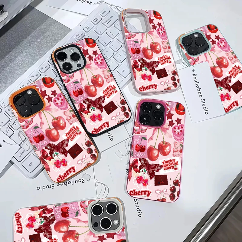 Y2K Pink Cherry Cut…