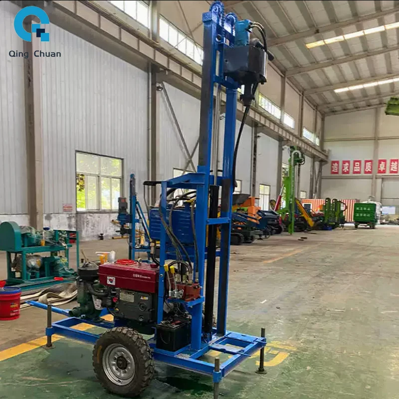 100m Hydraulic Borehole Drilling Machine Geotechnical Investigation Drill Rig Small Portable Water Well Drilling Rig