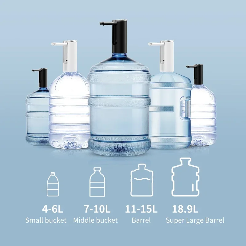 Xiaomi موزع المياه الأوتوماتيكي المعبأة في زجاجات المياه النبيذ الأحمر ضخ المياه مضخة كهربائية زجاجة شحن الصحافة موزع MIJIA جديد