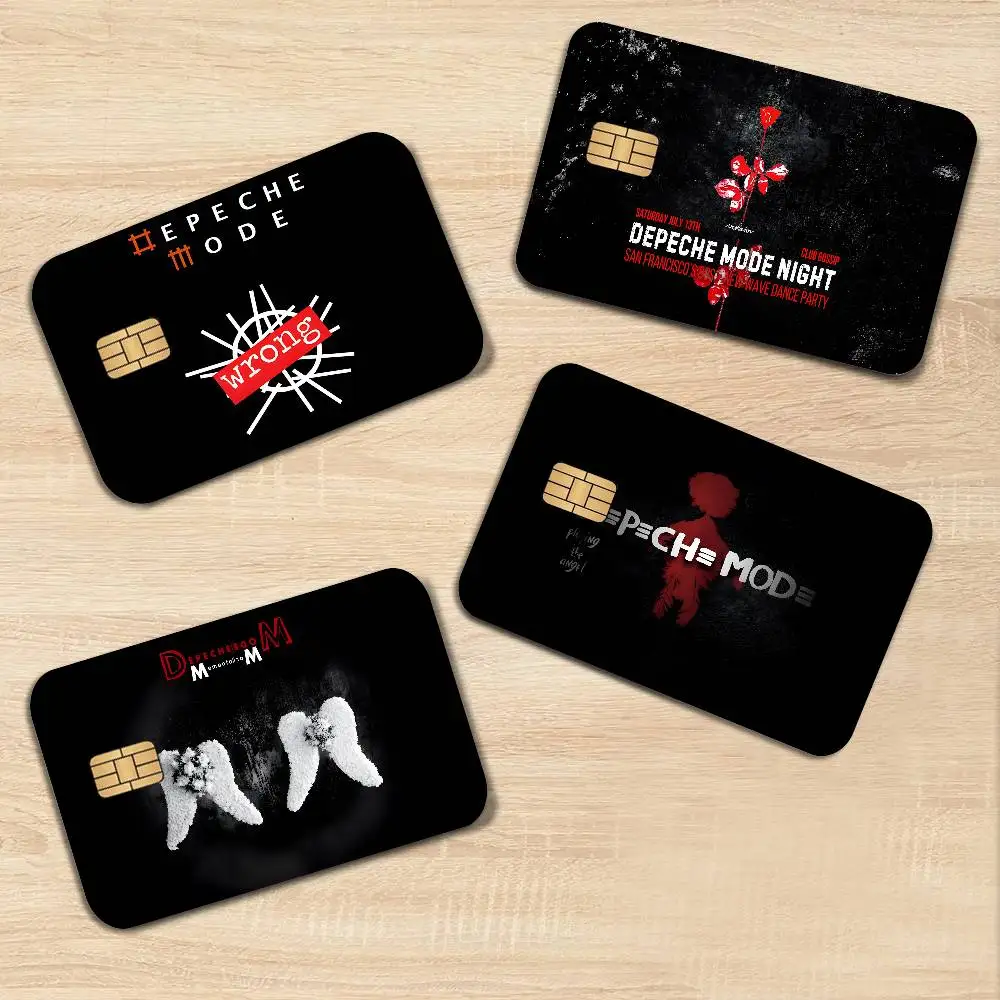 D-Depeche M-Mode Anime Front Cover Film Sticker Skin for Credit Debit Card Small Large Chip