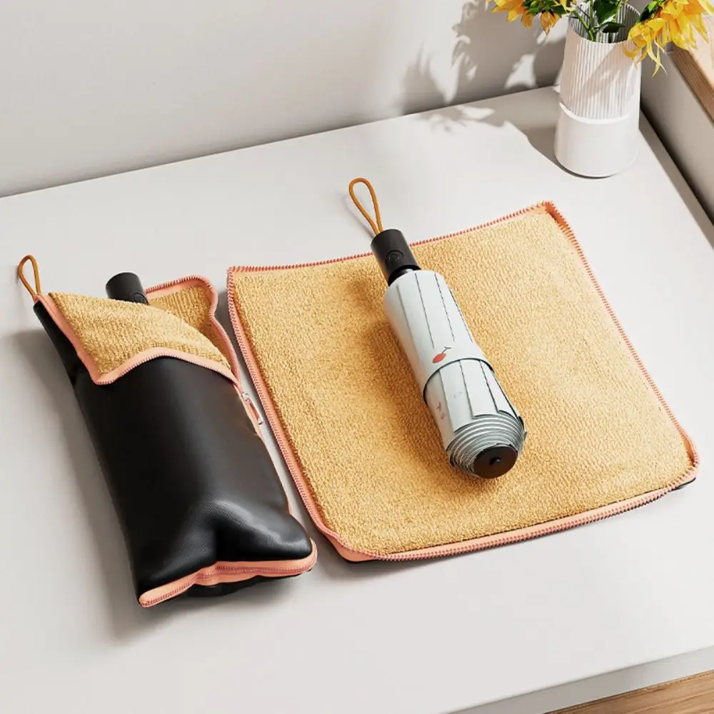 

2Pcs Absorbs Water Wet Umbrellas Bag Portable Waterproof Umbrella Storage Cover Reusable Zipper Umbrellas Carry Case Outdoor