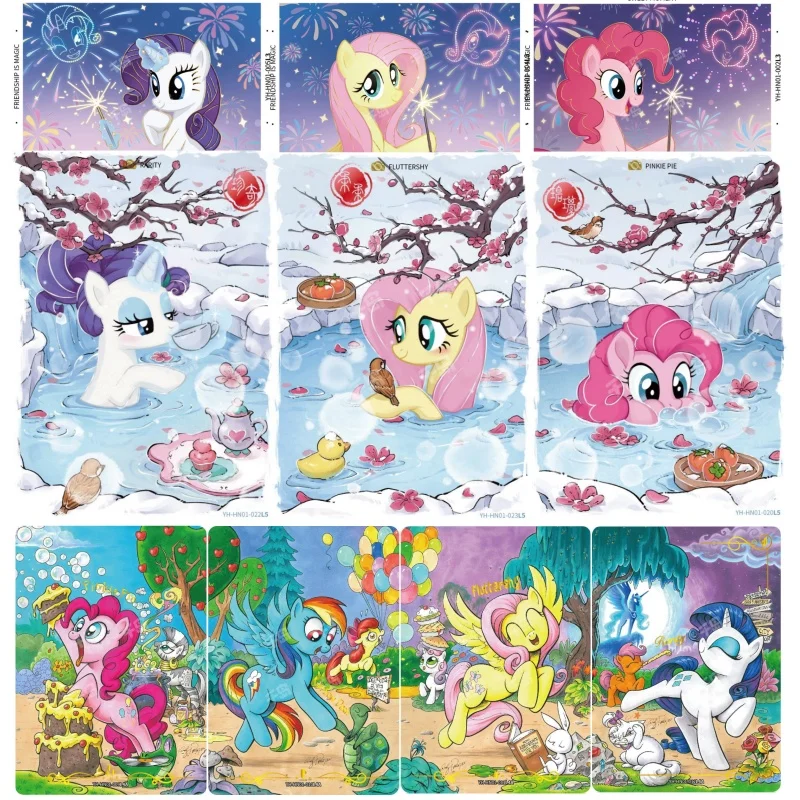 KAYOU Genuine My Little Pony Lucky Launch Card Special Commemorative Card YH-HN-01 Complete Series Birthday Gifts