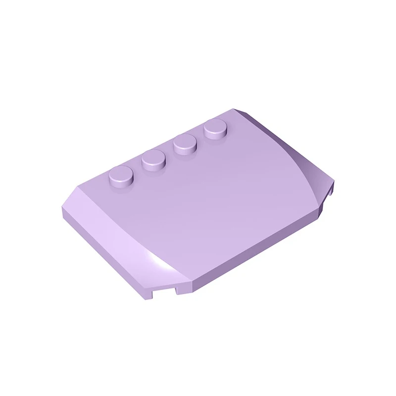 Loose Building Blocks Educational Small Particles BRICKE 4x6x2/3 Wedge-shaped Cover Plate 1302 Compatible with LEGO 52031