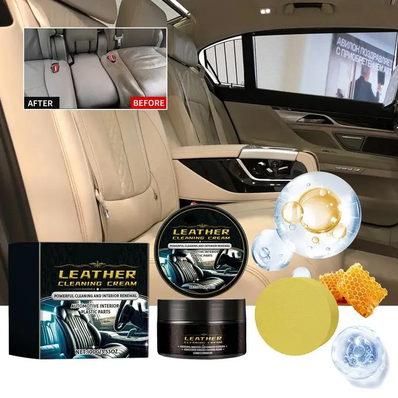 Leather Conditioner 100g Leather Furniture Salve And Cleaner Leather Better Maintenance Care Leather Honey For Footwear Sofas