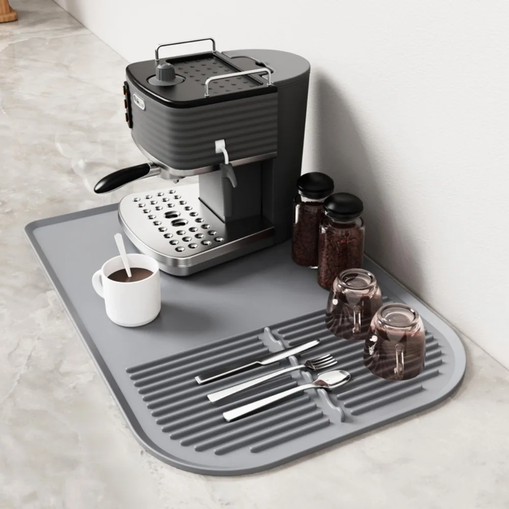 

Новый силиконовый коврик для водителя черепахи, тостер, большая коврик для кофемашины, подставка для кофе, бар, многофункциональная сливная подушка