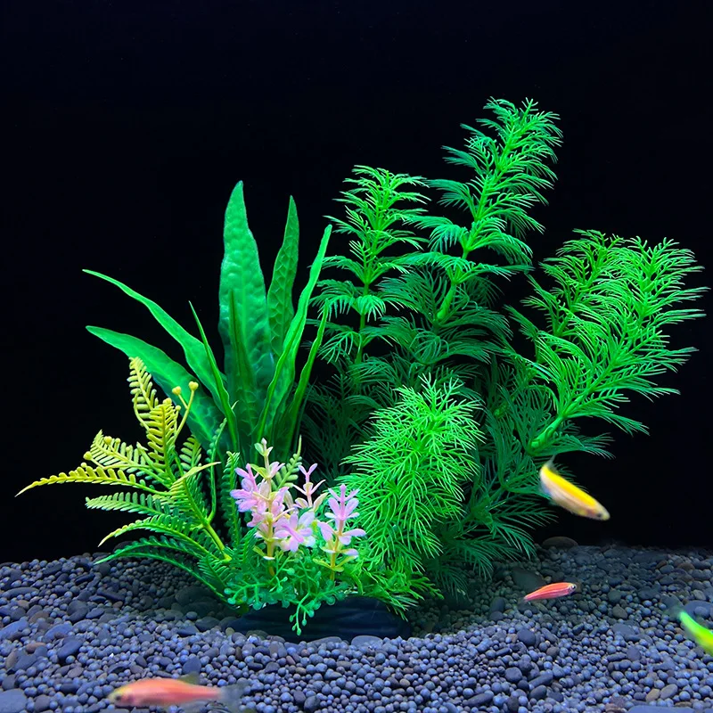 New Artificial Aquarium Decorative Grass Simulation Plant Fish Tank DIY Decoration Simulation Water Grass Combination