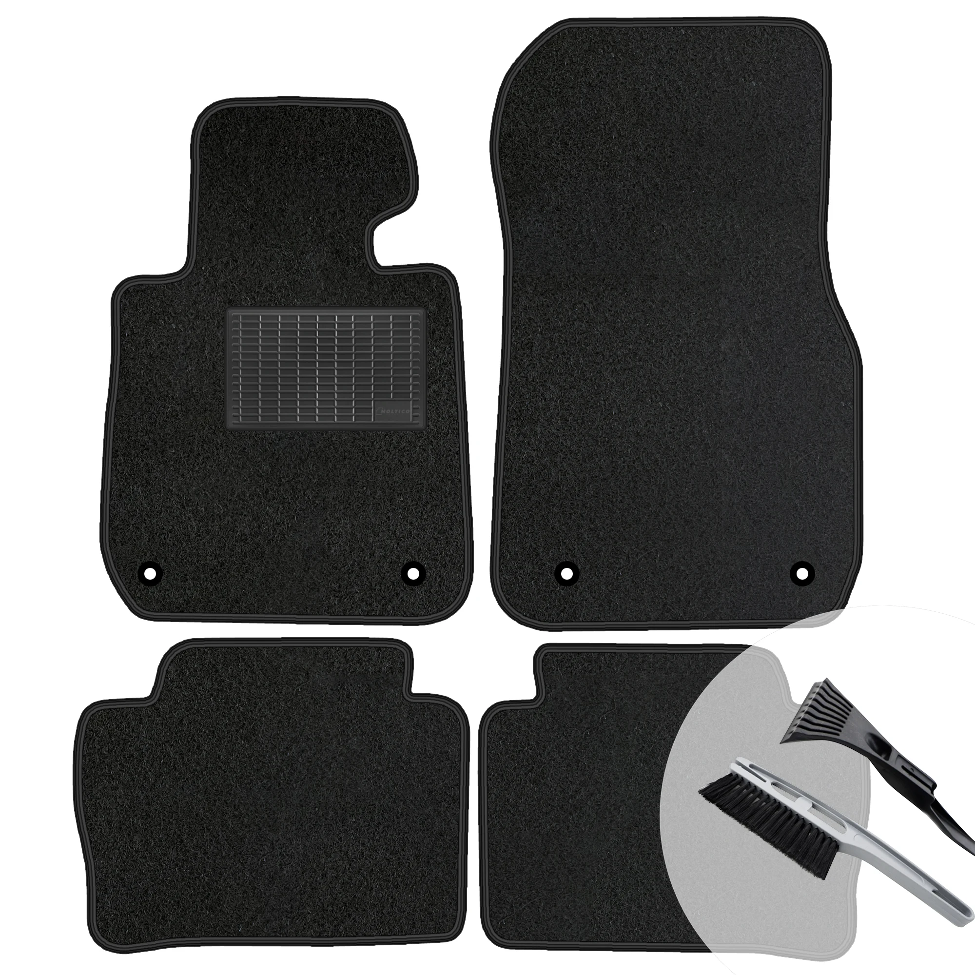 Image of Velour-Fußmatten-Set passend für BMW 1er Serie E87 2004-2011