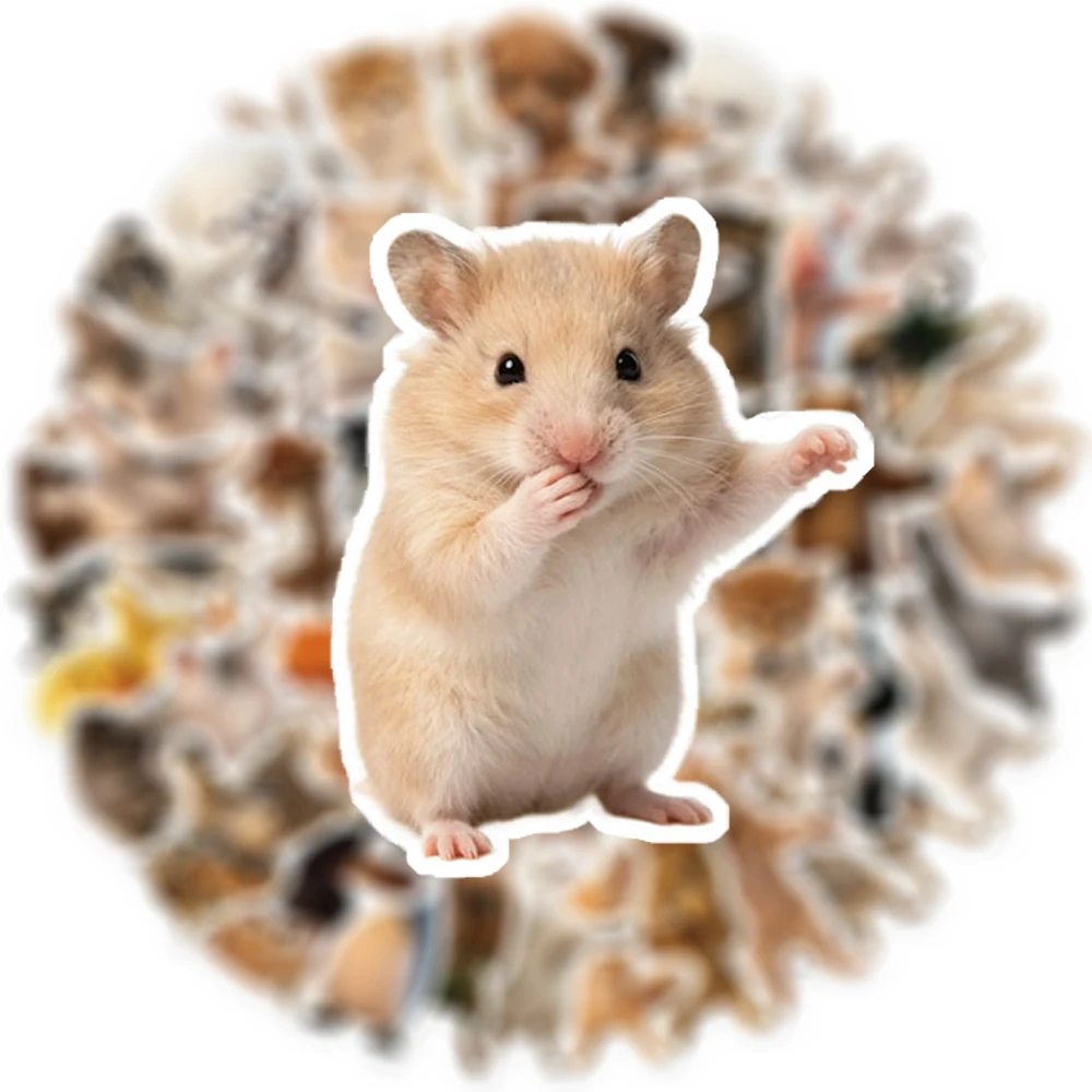 10/30/50pcs Funny Abstract Dance Animal Stickers Cute Cat Dog Rabbit Cartoon Sticker Guitar Water Bottle Phone Decals Wholesale