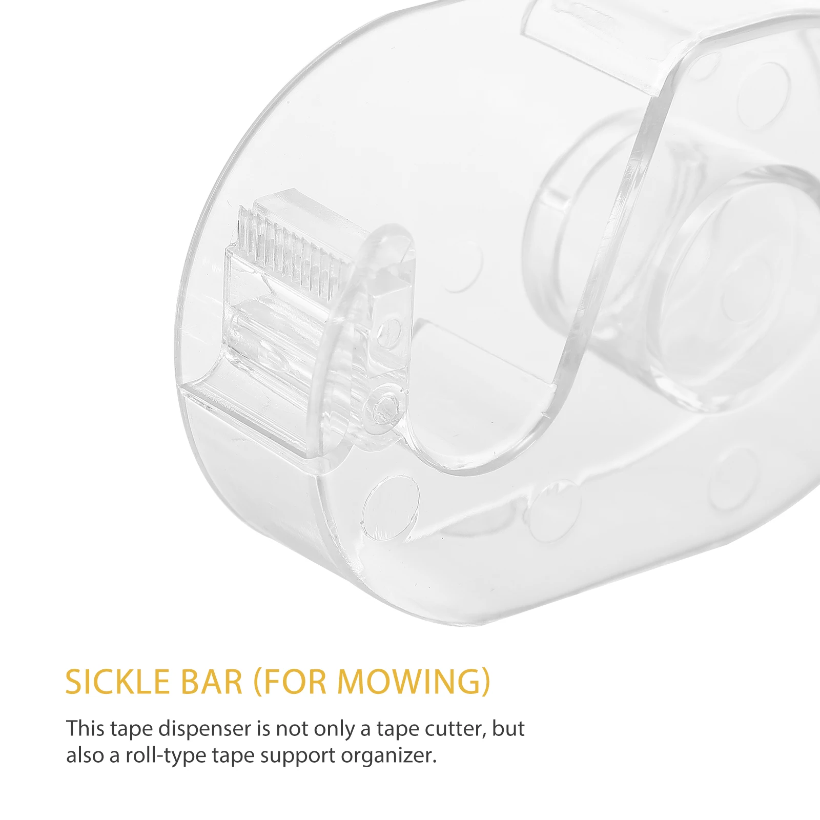 

5pcs Washi Tape Dispenser Plastic Tape Cutter Transparent Portable Office Supply Holder Organizer For Arts Crafts Safe