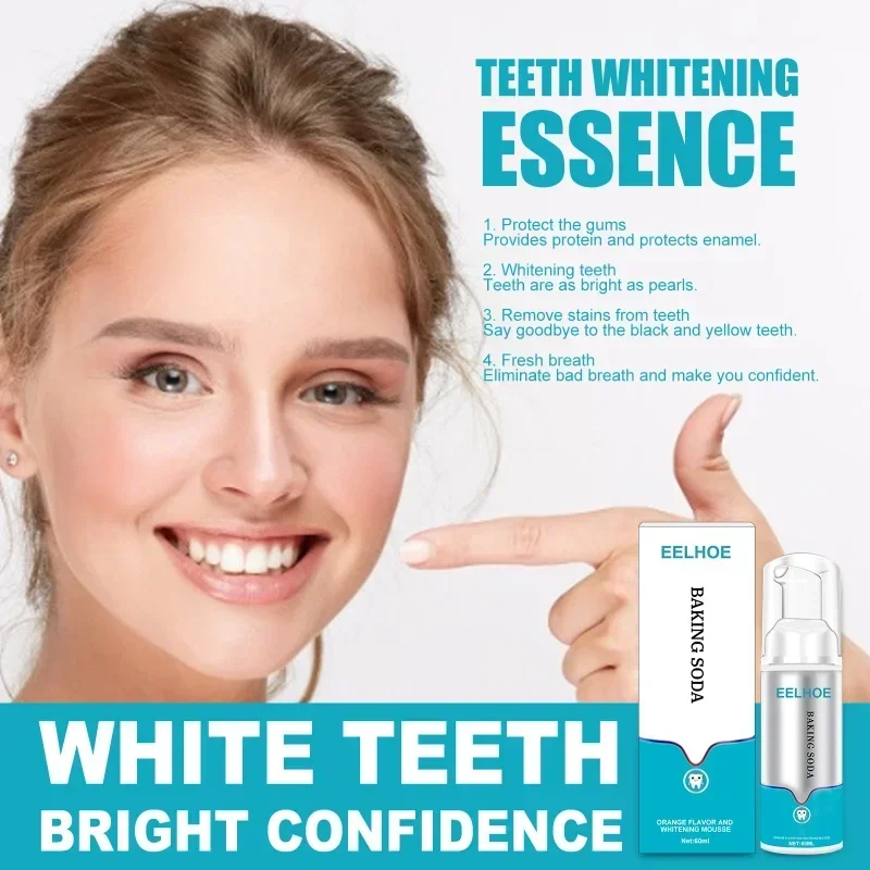 

SdatterTeeth Cleansing Whitening Foam Mousse Removes Cigarette Stains Yellow Tooth Tartar White Oral Hygiene Toothpaste Anti Ca