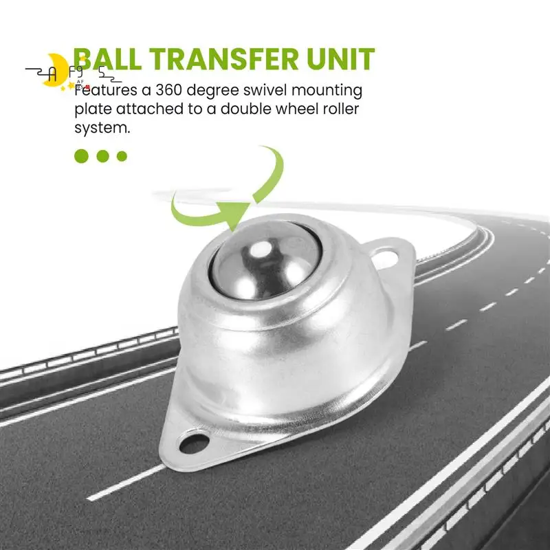 

AF95-10Pcs 3CM Dia Carbon Steel CY-15A Ball Transfer Unit Ball Bearing Conveyor Roller Ball Transmission Tool